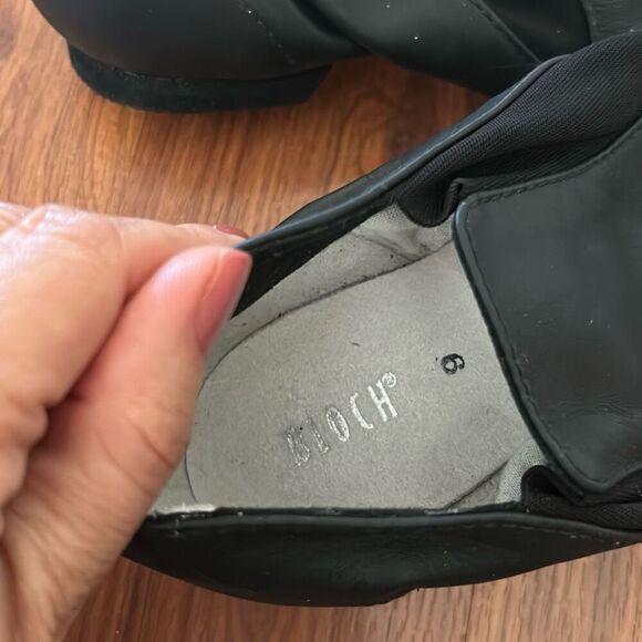 NEW Bloch black leather elasta bootie 6 - Picture 4 of 6